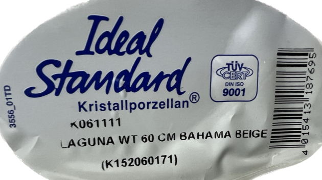 IDEAL STANDARD Laguna Waschtisch Waschbecken 60 x 48 cm BAHAMABEIGE