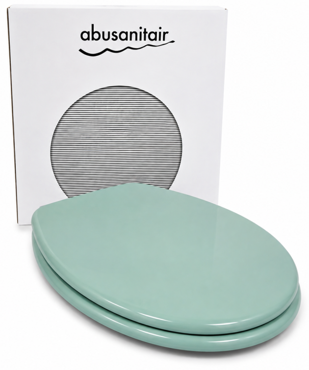 Abusanitair WC-Sitz Toilettensitz WC-Brille WC-Deckel Ägäis Grün TREND