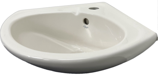 NOVO-BOCH Eck-Handwaschbecken Eck-Waschtisch PERGAMON 32 cm