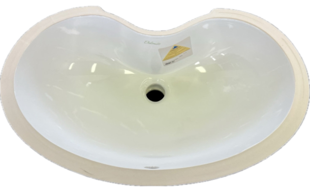 CERAMICA DOLOMITE Pelmo Unterbauwaschbecken 50 x 25 cm Weiss