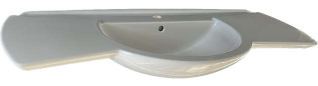 IDEAL STANDARD Castelli Waschbecken Waschtisch WEISS 130 x 57,5 cm