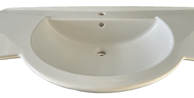 IDEAL STANDARD Castelli Waschbecken Waschtisch WEISS 130 x 57,5 cm