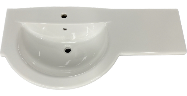 IDEAL STANDARD SIENA Waschbecken Waschtisch 115 x 54 cm links Schnittkante WEISS