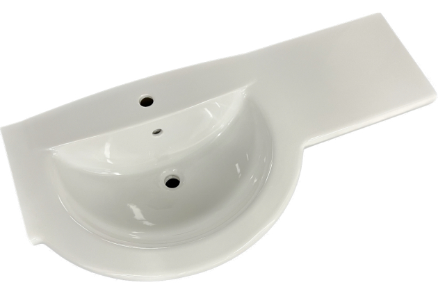 IDEAL STANDARD SIENA Waschbecken Waschtisch 115 x 54 cm links Schnittkante WEISS