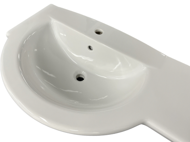 IDEAL STANDARD SIENA Waschbecken Waschtisch 115 x 54 cm links Schnittkante WEISS