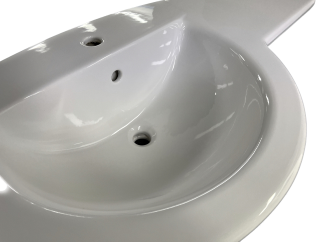 IDEAL STANDARD SIENA Waschbecken Waschtisch 115 x 54 cm links Schnittkante WEISS