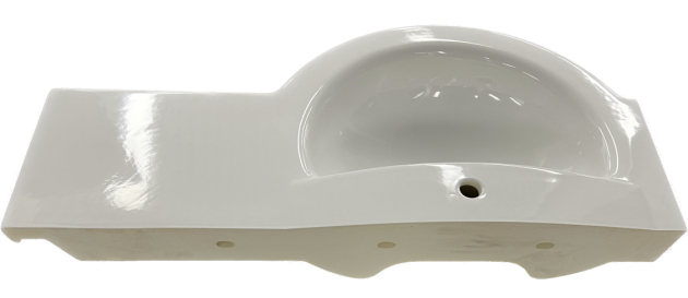 IDEAL STANDARD SIENA Waschbecken Waschtisch 115 x 54 cm links Schnittkante WEISS