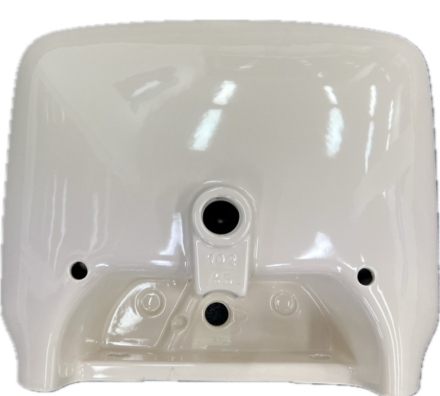 NOVO-BOCH Waschbecken Waschtisch 2-Ton Beige/Weiss 66 x 55 cm