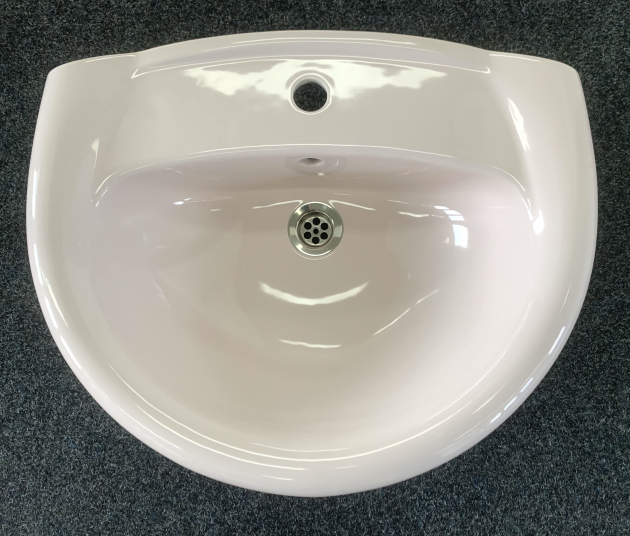 IDEAL STANDARD Einbau-Waschbecken Waschtisch Tizio 60 x 48 cm Whisper-Rosa