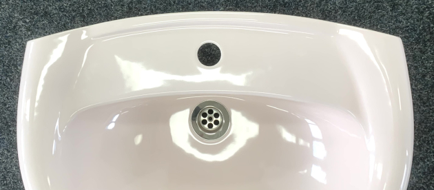 IDEAL STANDARD Einbau-Waschbecken Waschtisch Tizio 60 x 48 cm Whisper-Rosa