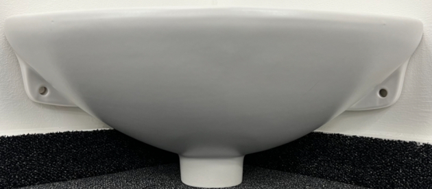 NOVO-BOCH Eck-Handwaschbecken Eck-Waschtisch EDELWEISS 32 cm