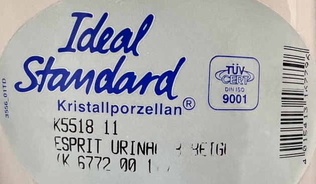 IDEAL STANDARD Esprit Absaugeurinal Zulauf von oben BAHAMABEIGE