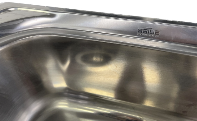 SUTER Ocean OC-100 Spüle 100x50 cm EDELSTAHL Becken-Rechts