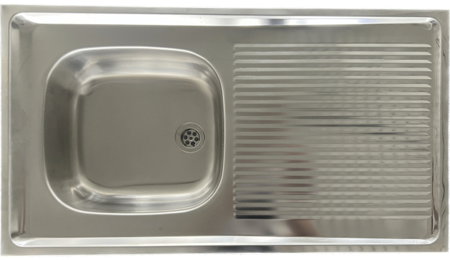 FRANKE Auflage-Spüle 90 x 50 cm Edelstahl Reversibel