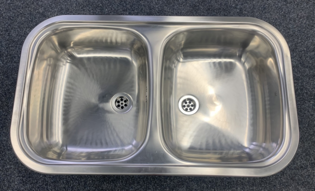 REGINOX Regent Doppelbecken Spüle Edelstahl 80,5x48 cm
