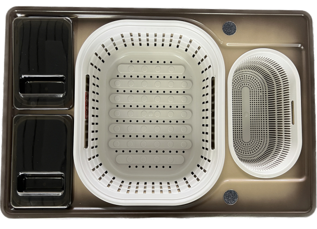 FRANKE Compact Combi CAC-660 74 x 50 cm Spüle mit Einsätzen Plantin-Beige-Braun