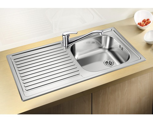 BLANCO TOP EES Spüle Einbauspüle Küchenspüle Edelstahl 86 x 43,5 cm 8 x 4 drehbare Spüle