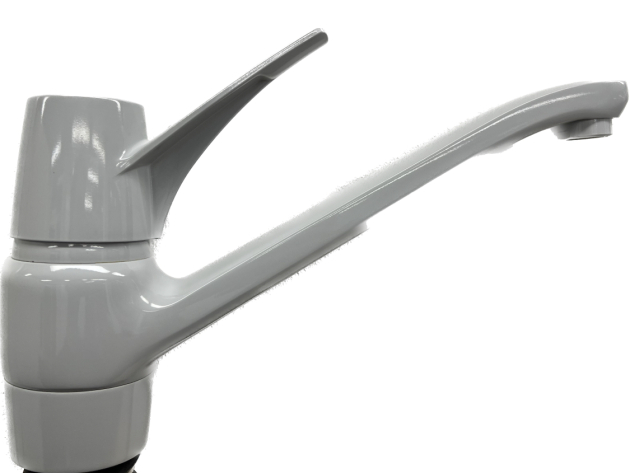 EGRO Mono Küchenarmatur Spültischarmatur Manhattan Grau Einhebel Armatur