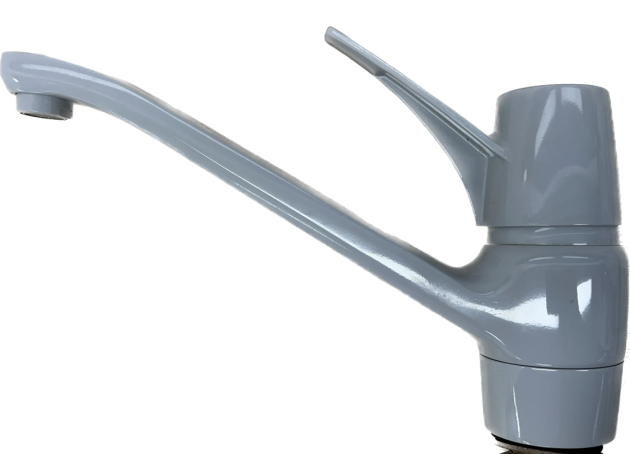 EGRO Mono Küchenarmatur Spültischarmatur Manhattan Grau Einhebel Armatur