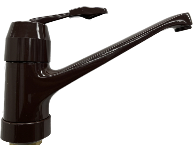 Franke Duo Neptun Oederlin Küchenarmatur Spültischarmatur Mocca Braun Einhebel Armatur