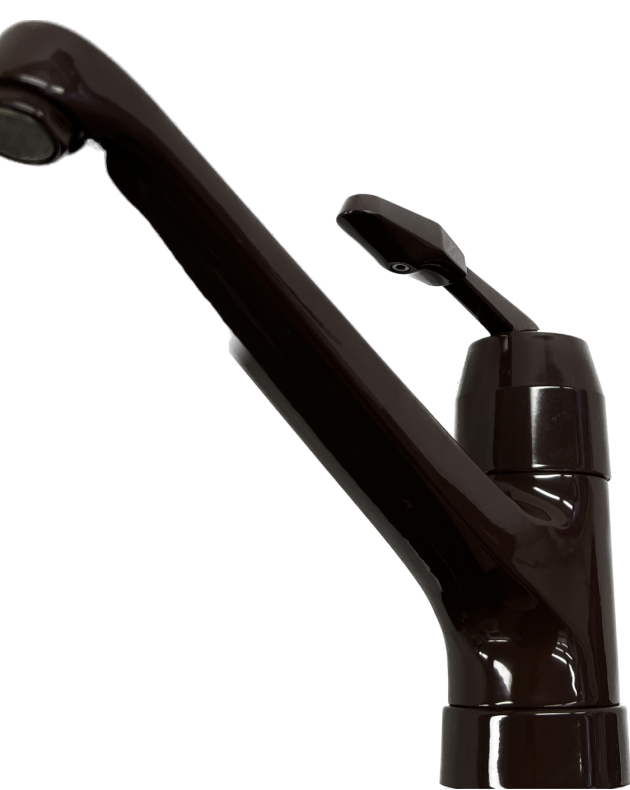 Franke Duo Neptun Oederlin Küchenarmatur Spültischarmatur Mocca Braun Einhebel Armatur