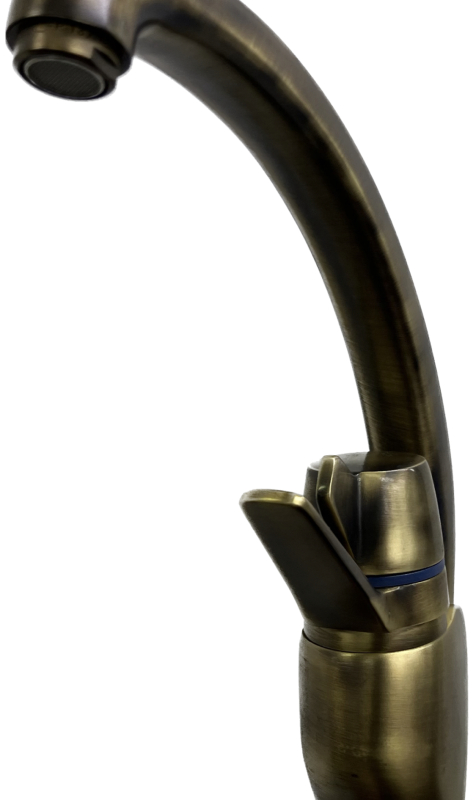 EGRO Küchenarmatur Spültischarmatur Bronze Einhebel Armatur
