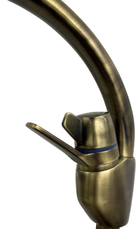 EGRO Küchenarmatur Spültischarmatur Bronze Einhebel Armatur