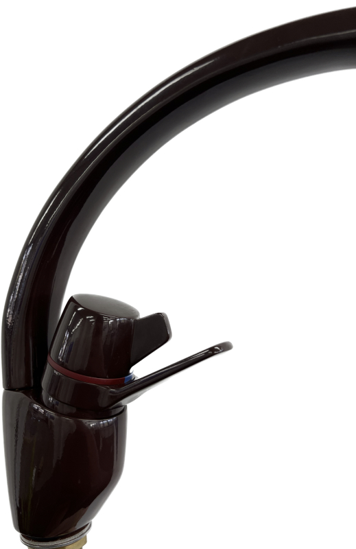 EGRO Küchenarmatur Spültischarmatur Mocca Braun Einhebel Armatur