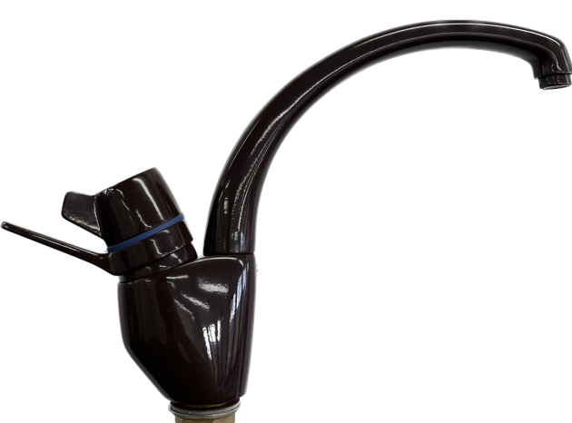 EGRO Küchenarmatur Spültischarmatur Mocca Braun Einhebel Armatur