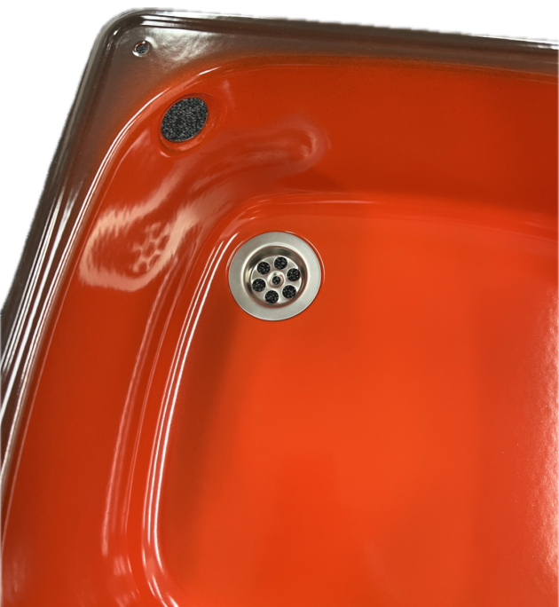 FRANKE Spüle Spülbecken Einbauspüle Braun Orange 39 x 42 cm