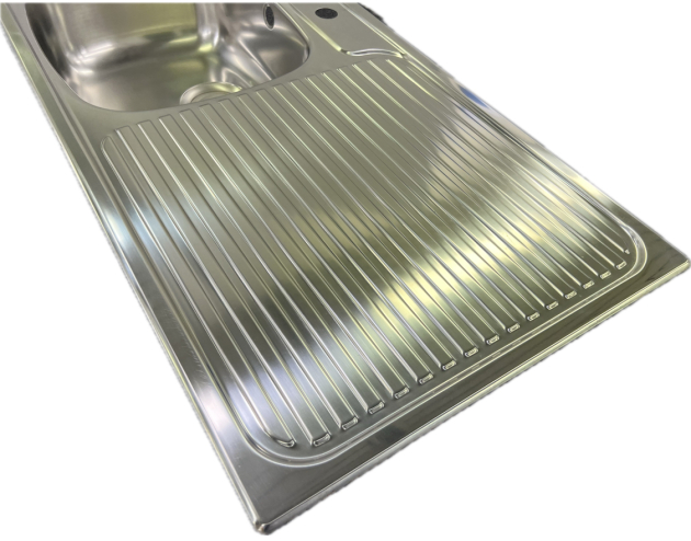 BLANCO EES 10x5 Spüle 97,5 x 49 cm Einbauspüle Küchenspüle Edelstahl Becken-Links