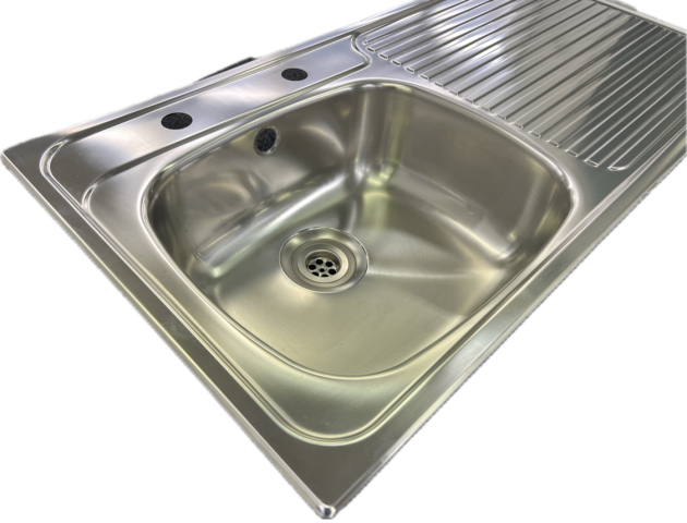 BLANCO EES 10x5 Spüle 97,5 x 49 cm Einbauspüle Küchenspüle Edelstahl Becken-Links