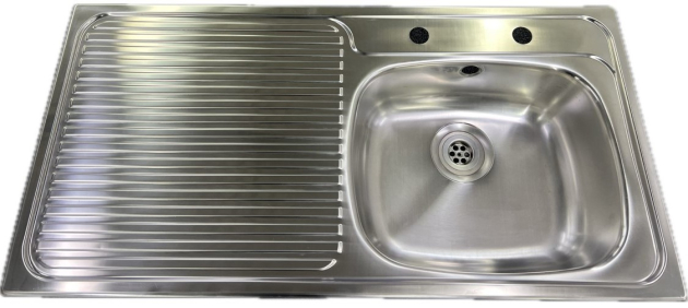 BLANCO EES 10x5 97,5 x 49 cm GB Spüle Einbauspüle Küchenspüle Edelstahl Becken-Rechts