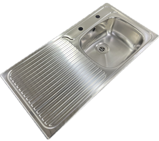 BLANCO EES 10x5 97,5 x 49 cm GB Spüle Einbauspüle Küchenspüle Edelstahl Becken-Rechts