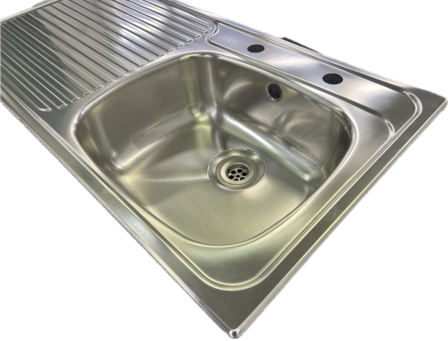 BLANCO EES 10x5 97,5 x 49 cm GB Spüle Einbauspüle Küchenspüle Edelstahl Becken-Rechts