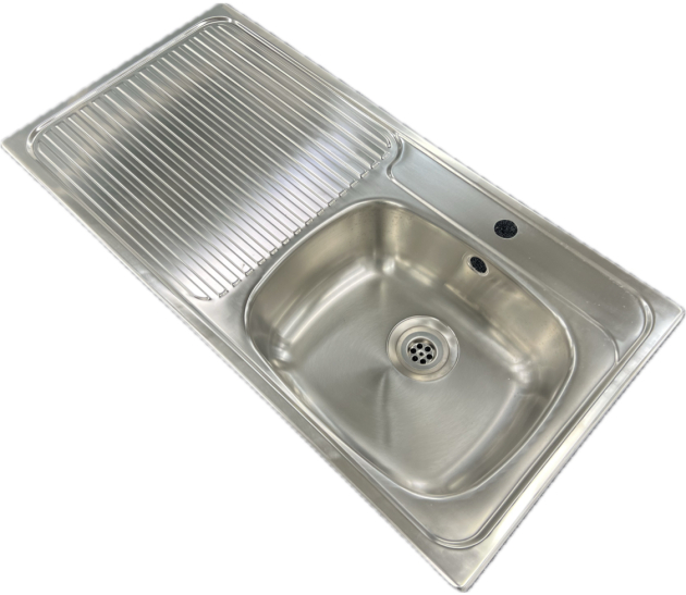 BLANCO EES 10x5 97,5 x 49 cm Spüle Einbauspüle Küchenspüle Edelstahl Becken-Rechts