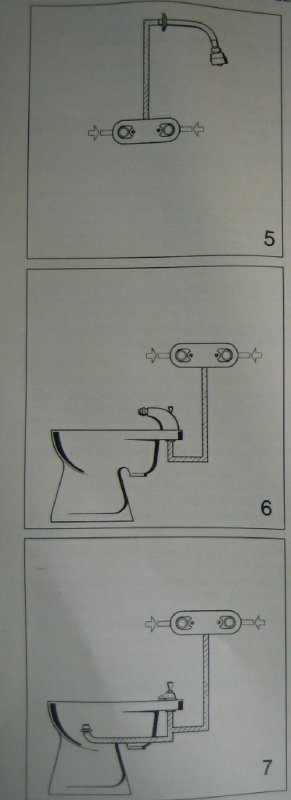 Dualux Unterputz-Armatur Duschwannenarmatur Aranja/Edelmessing