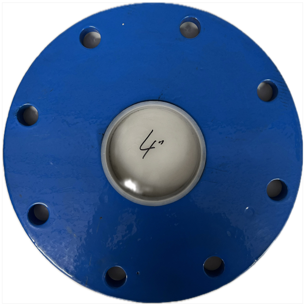 Flansch mit Innengewinde GDXGEWS200100 XI-N-Stück DN200x4″ in Nabe PN10 GGG EKB Blau 041514062 404681