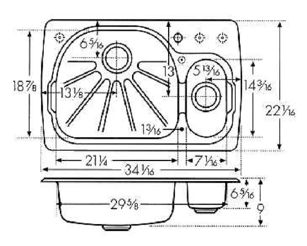 FRANKE Fraquartz PRQ660 Doppelbecken-Spüle WEISS 86,5x56 cm