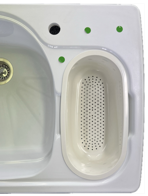 FRANKE Fraquartz PRQ660 Doppelbecken-Spüle WEISS 86,5x56 cm