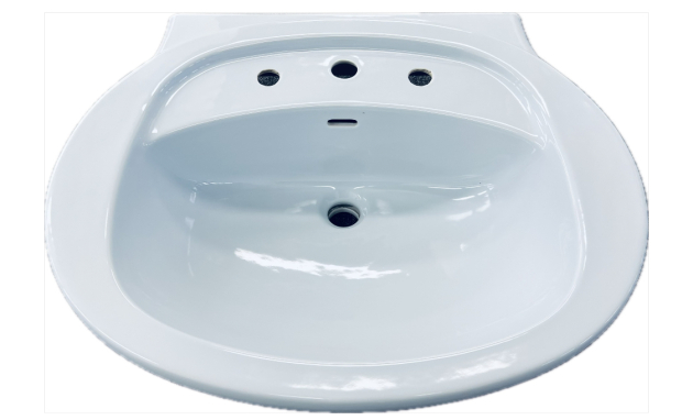 NOVO-BOCH Waschbecken Waschtisch WHISPER-BLAU 67 x 56 cm