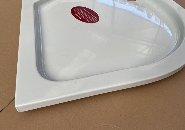 IDEAL STANDARD Duschwanne Dusche Duschtasse Top Viertelkreis 100 cm ÄGÄIS