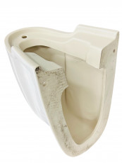 GEBERIT KERAMAG Halbsäule Weiß für Waschbecken Elbe 60cm und 65cm