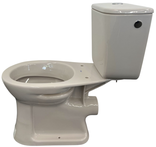 KERAMAG Delta Fondo Stand-WC-Kombination Combi-WC Manhattan Grau