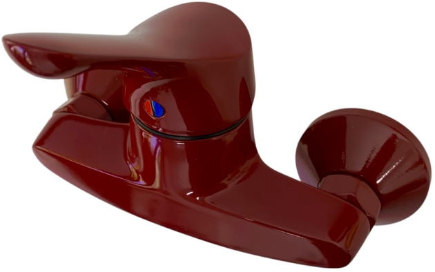 IDEAL STANDARD Ceramix No.1 Duschwannenarmatur Rot Brausebatterie Duscharmatur Brausemischer