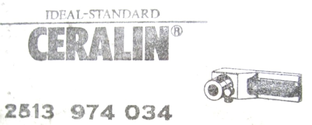 IDEAL STANDARD Ceralin Designer Duschwannenarmatur ROT