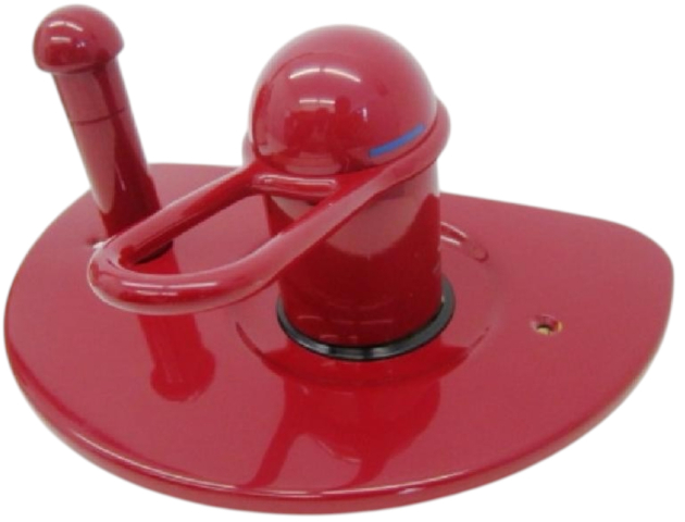 Ceratop Unterputz-Armatur Badewannenarmatur Wandeinbau Rot