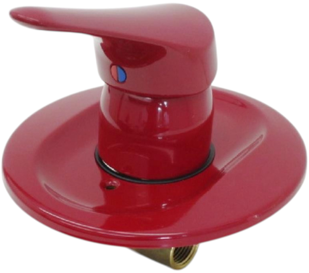 Bausatz 2 - Ceramix Oberteile Unterputz-Armatur Duscharmatur Rot