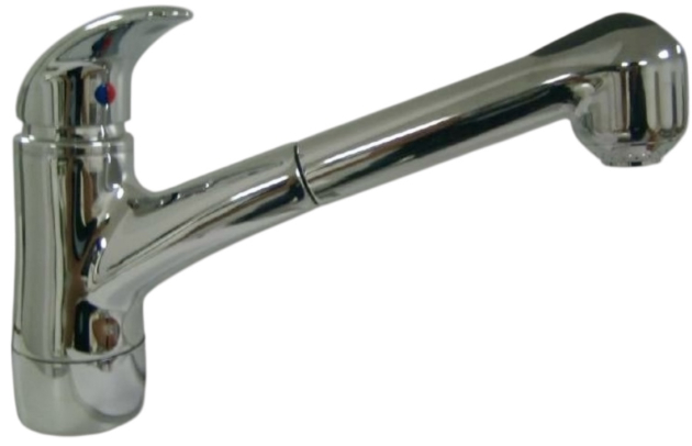 IDEAL STANDARD Dolphin Küchenarmatur Niederdruck Chrom mit Brause