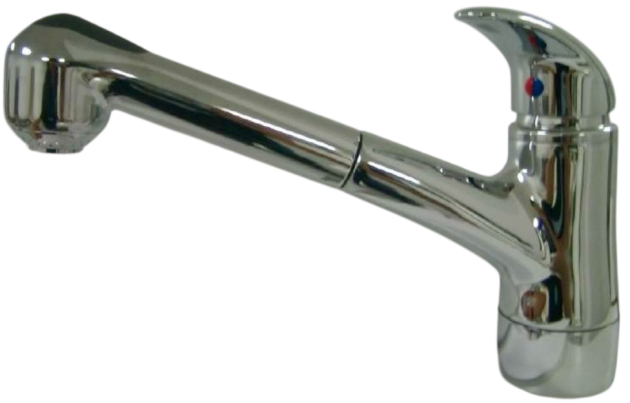 IDEAL STANDARD Dolphin Küchenarmatur Niederdruck Chrom mit Brause